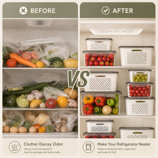 5 Pack Fridge Organizers and Storage