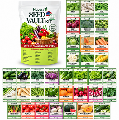 Nuvera® Seed Vault Kit - 35 Variety Pack