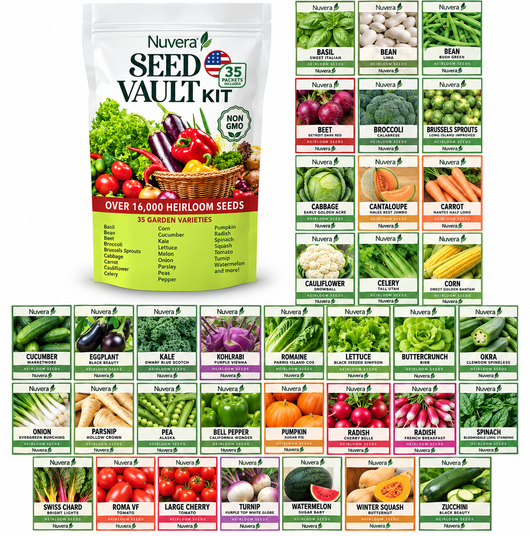 Nuvera® Seed Vault Kit - 35 Variety Pack
